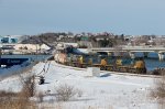 CSXT 474 Leads M426 into Portland